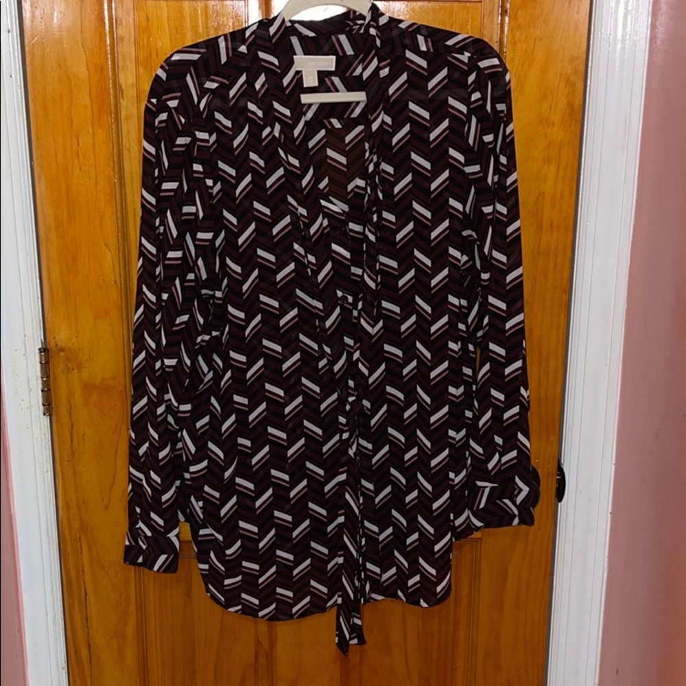 Mikhael Kors Patterned Blouse Size 2X